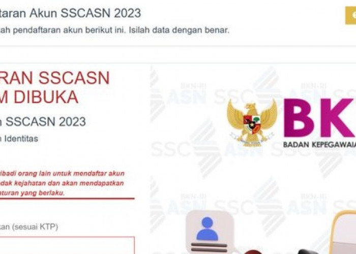 Calon Peserta Seleksi CPNS dan PPPK Sabar, Malam Ini Portal SSCASN 2023 Resmi Dibuka Pemerintah