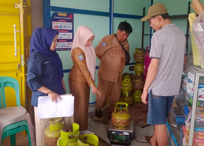 Disperkop UKM Kepahiang Pastikan Berat Isi Tabung Gas Elpiji 3 Kg Sesuai Standar