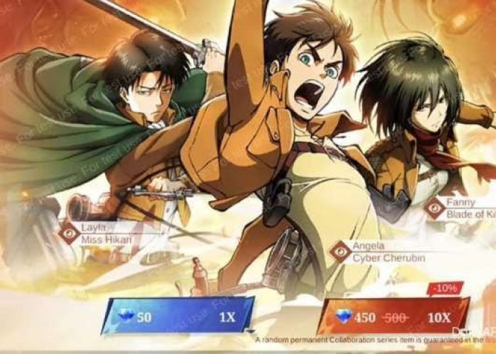 Bocoran Event AOT Mobile Legend, Semi Sultan Siapkan Diri Gatcha Fase I