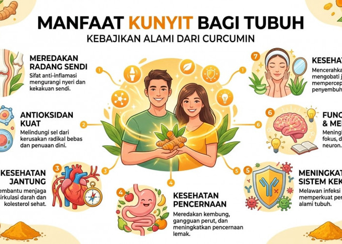 Untuk Tubuh yang Sehat, Rasakan Manfaat Kunyit!