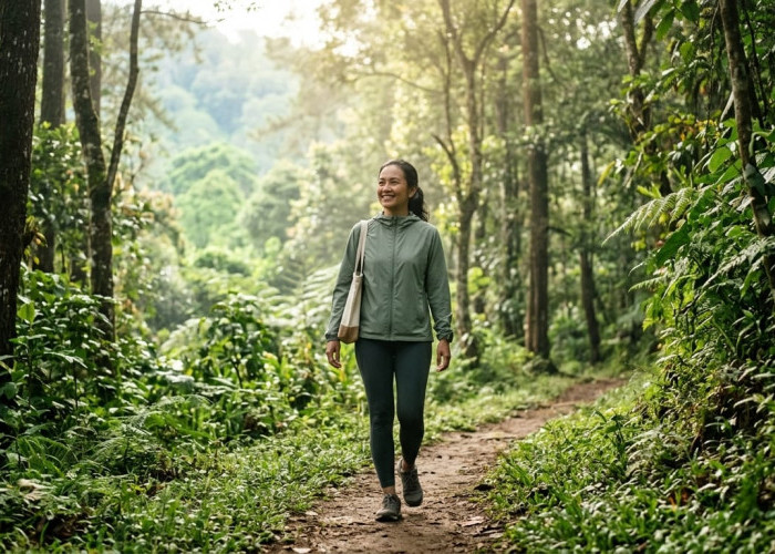 Simak! Ini 3  Manfaat Rutin Silent Walking di Pagi Hari