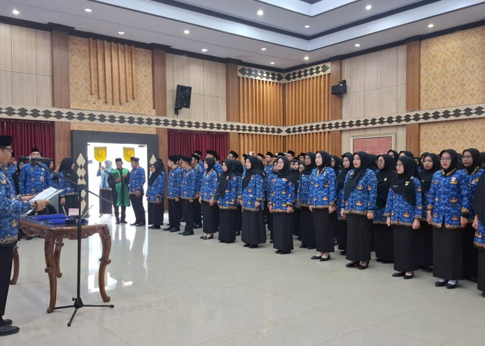 188 PNS Bengkulu Resmi Dilantik, Khairil Anwar Tekankan Disiplinan dan Profesionalisme