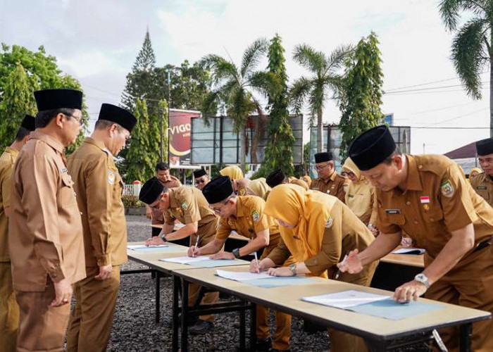 ASN Dinkes Bengkulu Teken Komitmen Anti Pungli 
