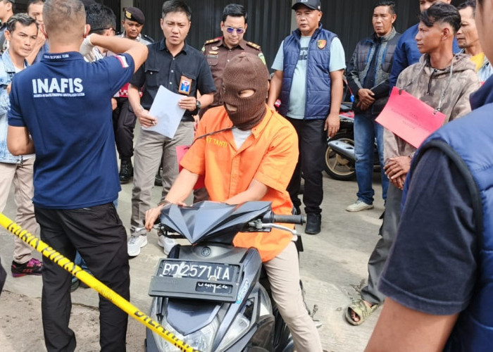 Tersangka Gambarkan Kronologi Kejadian, Rekonstruksi Adegan Pembunuhan Bos Ice Cream di Kepahiang Tanpa Bantah