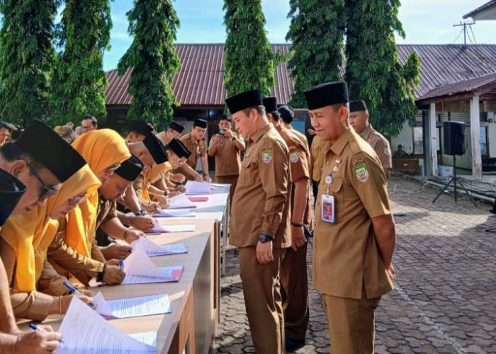 Optimalkan Integritas, ASN Dinas Dikbud Provinsi Bengkulu Teken Ikrar Anti Pungli dan Gratifikasi 