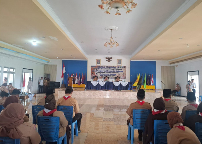 Pengurus Kwarcab Gerakan Pramuka Kabupaten Lebong 2025-2030 Dilantik
