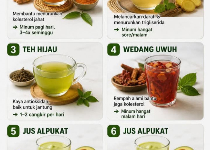 Bisa Dibuat di Rumah: Ini 5 Minuman Alami Penurun Kolesterol 