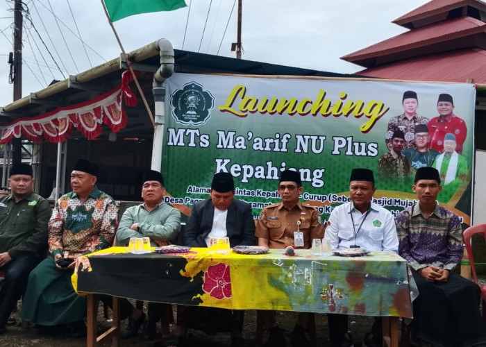 Gedung Baru MTs Ma'arif NU Plus di Desa Pagar Gunung Diresmikan