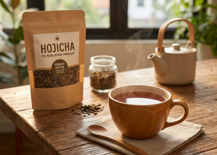 Rendah Kafein, Nikmati Teh Hojicha dengan Aroma Kopi