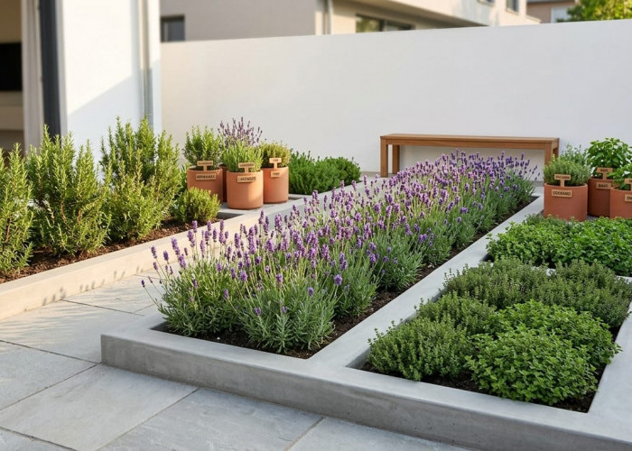 Teras Rapi, Wangi dan Fungsional, Ini Cara Membuat Kebun Aromatik Minimalis