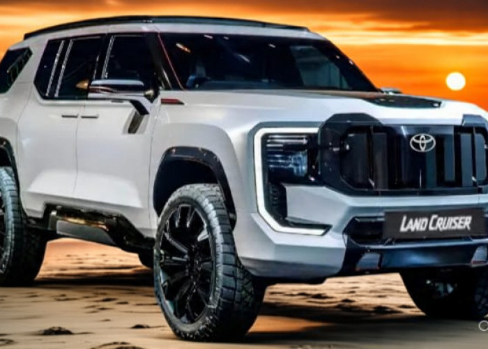 Toyota Land Cruiser 250 Terbaru: Lampu Depan Bulat Kental Gaya Retro