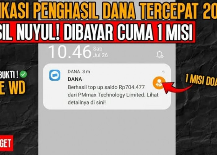 Cobain Aplikasi Penghasil Saldo DANA Gratis Ini, Baru Main Dapat Rp200ribu