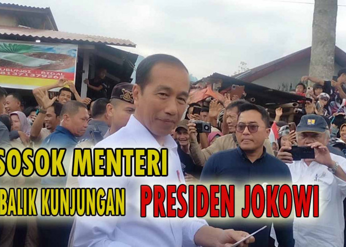 Kalahkan Wartawan, Dibalik Kunjungan Presiden Jokowi  Ada Sosok Menteri Aktif Abadikan Momen Blusukan RI 1 
