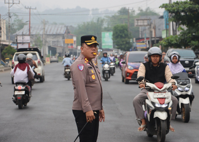 Antisipasi Macet dan Laka Lantas, 75 Personel Polres Kepahiang Disiagakan di 15 Titik Rawan