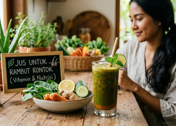Segar dan Kuat Alami, Ini Jus untuk Rambut Rontok