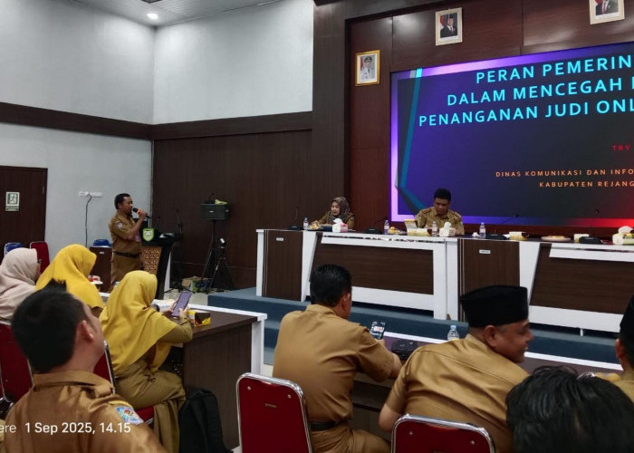 Cegah Ancaman Siber, Diskominfo Kepahiang Sosialisasi Antisipasi Backlink Judi Online. 2 Situs OPD Diretas!