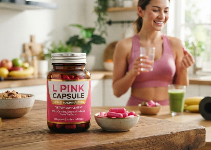 Diet Makin Maksimal, Ini Tips Minum L Pink Capsule
