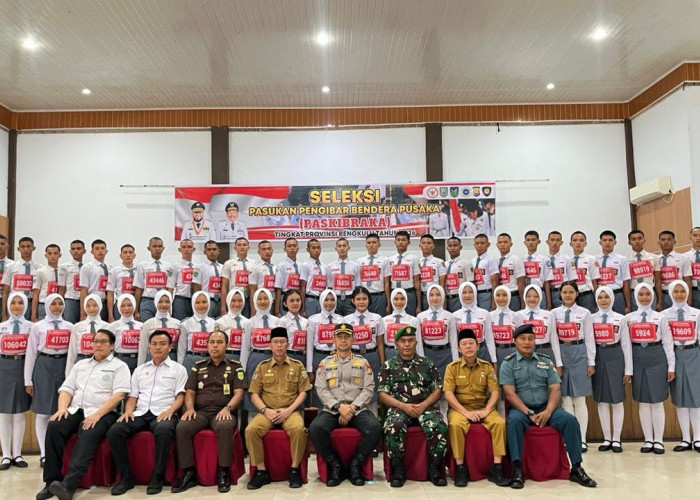 51 Pelajar Terbaik Bengkulu Rebutkan Tiket Paskibraka Nasional 2026  