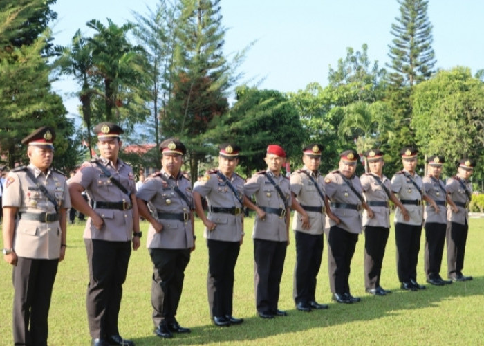 Sertijab, Ini Daftar Perwira dan Pamen yang Resmi Menjabat di Polres Kepahiang