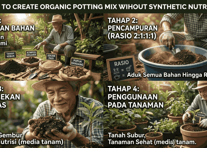 Solusi Lahan Sempit, Begini Cara Buat Media Tanam Tanpa Pakai Air Nutrisi
