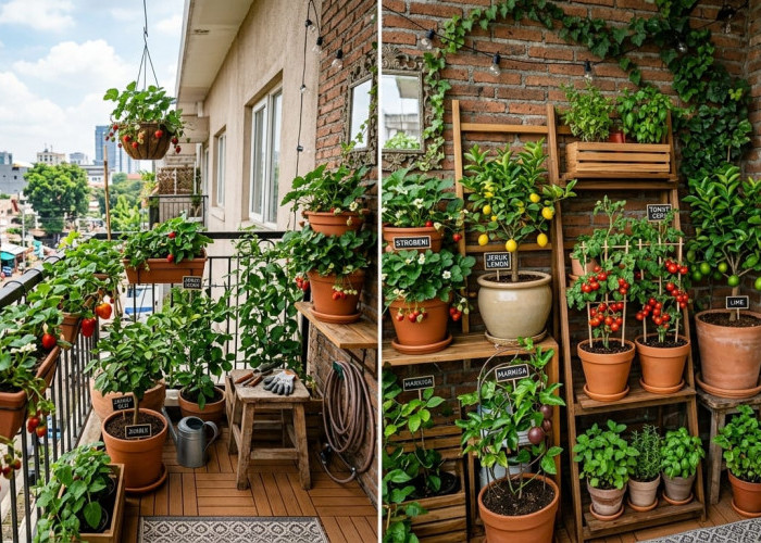 Hemat Biaya dan Ramah Lingkungan, 3 Ide Kebun Buah di Teras Sempit