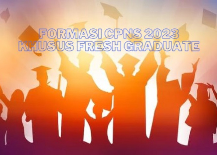 Pendaftaran CPNS dan PPPK 2023, Berikut Formasi Khusus Fresh Graduate Yang Wajib Diketahui Calon Peserta 