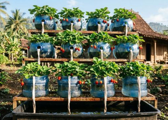 Solusi Lahan Sempit di Desa, 5 Konsep Kebun Buah Mini Low Budget dari Barang Bekas Kreatif