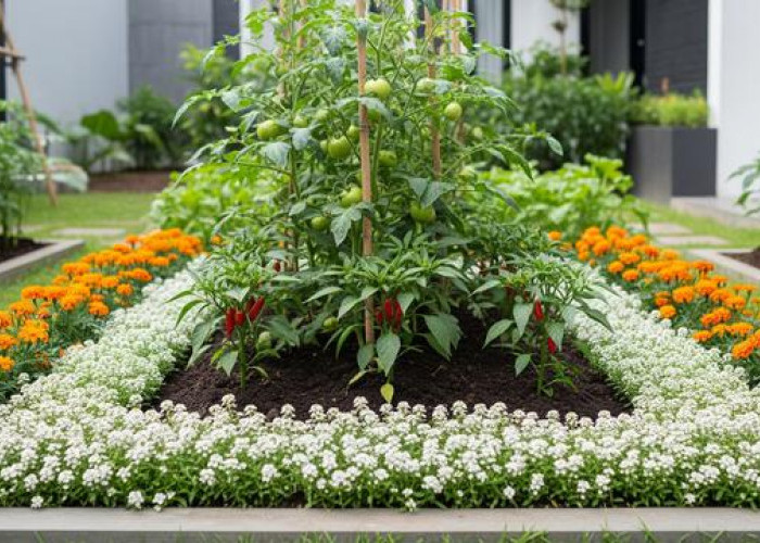 3 Ide Kebun Buah Mini Campur Tanaman Hias Agar Terlihat Estetik