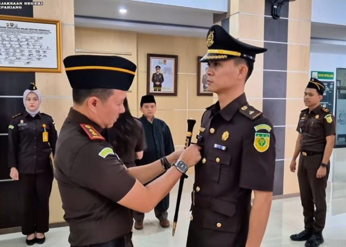Rianto Ade Putra Resmi Jabat Kasi Datun Kejari Kepahiang, Siap Perkuat Pelayanan Hukum Masyarakat