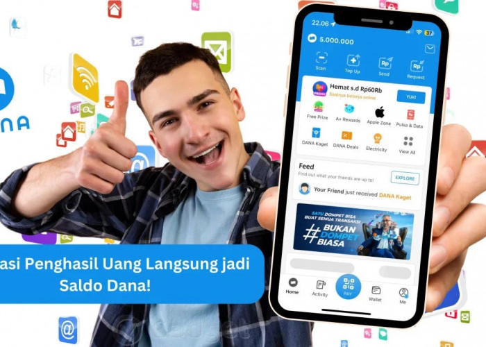 Hanya Hari Ini! Dapatkan Peluang THR Lewat 6 Aplikasi Penghasil Saldo DANA Ini