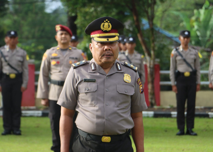 Apel Pagi, Perwira Polres Kepahiang Satu Ini Dihadiahi Pangkat Kompol