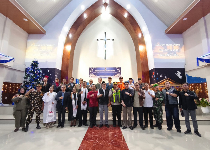 Pastikan Ibadah Natal Aman, Wabup Kepahiang dan Forkompimda Tinjau Gereja