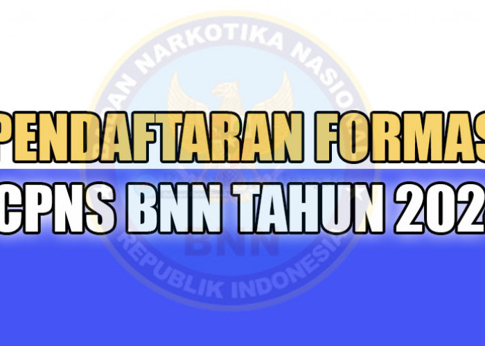 Gaji Mulai Rp 7,1 Juta - Rp 9,3 Juta, Ini Formasi Seleksi CPNS BNN Berikut Kualifikasinya