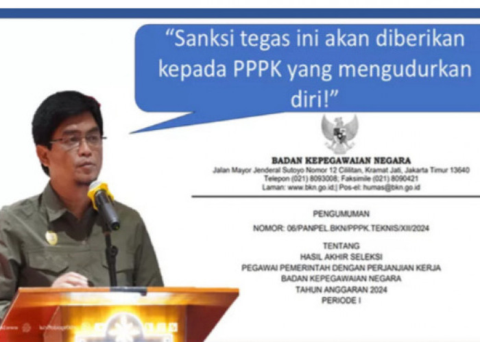 Ingat Ada Sanksi Bagi PPPK Mengundurkan Diri, Jangan Gegabah!