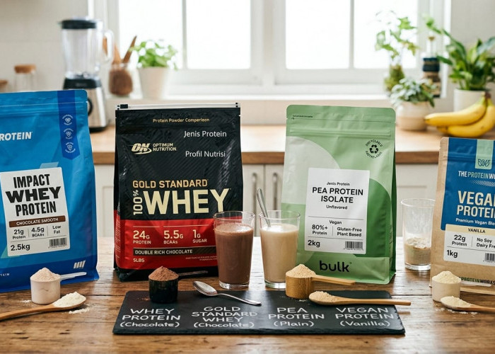 Protein Powder Comparison, Pilihan Suplemen Terbaik untuk Tubuh!