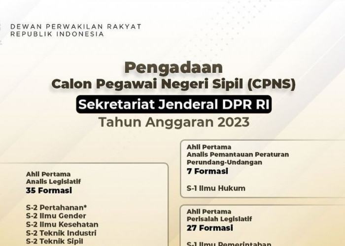 Persiapan SKB CPNS 2023 di Sekretariat Jenderal DPR RI, Ini Materi Wajib Diketahui!