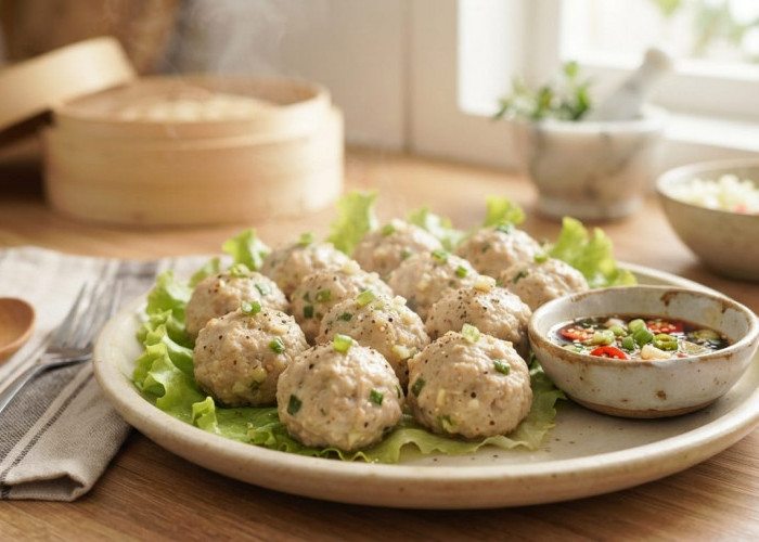 Menu Praktis Tinggi Protein, Ini Resep Bola-bola Ayam Kukus yang Lembut!