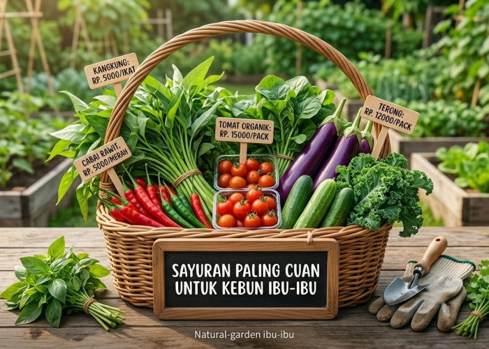 Cepat Panen dan Mudah Dijual, 5 Sayuran Paling Cuan untuk Kebun Ibu-ibu