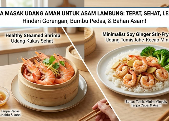 Aman Jika Dimasak Tepat, Udang untuk Asam Lambung!
