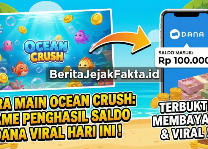 Game Penghasil Saldo DANA yang Viral Hari Ini, Ocean Crush!