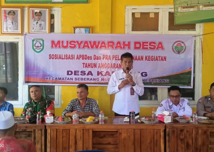 Musdes Realisasi APBDes Kandang Sosialisasikan Pengurangan DD 2026