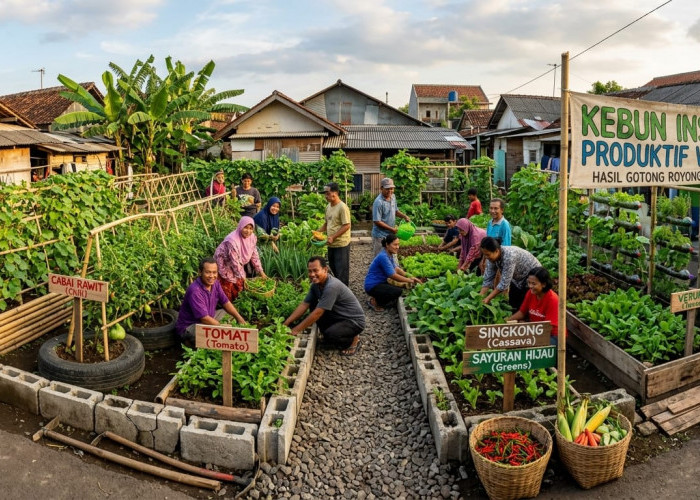 Lahan Kosong Jadi Berkah, 3 Inspirasi Kebun Produktif Warga RT Tanpa Modal Besar