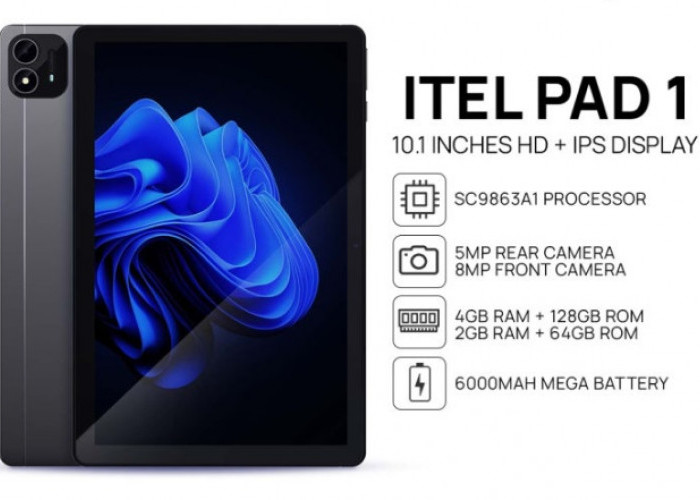 Buruan Cek Sekarang Itel Memperkenalkan Tablet Terbaru, Itel Pad1 di Indonesia!
