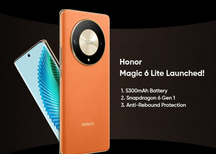 Ponsel Terbaru Honor Magic 6 Lite Resmi Diluncurkan, Begini Spesifikasinya!