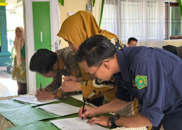 75 PPNPN Kemenag Kepahiang Teken Fakta Integritas, Ingatkan 5 Budaya Kerja!