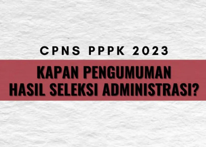 Pengumuman Hasil Seleksi Administrasi PPPK 2023, Simak Beberapa Langkah-Langkah Penting Berikut Ini