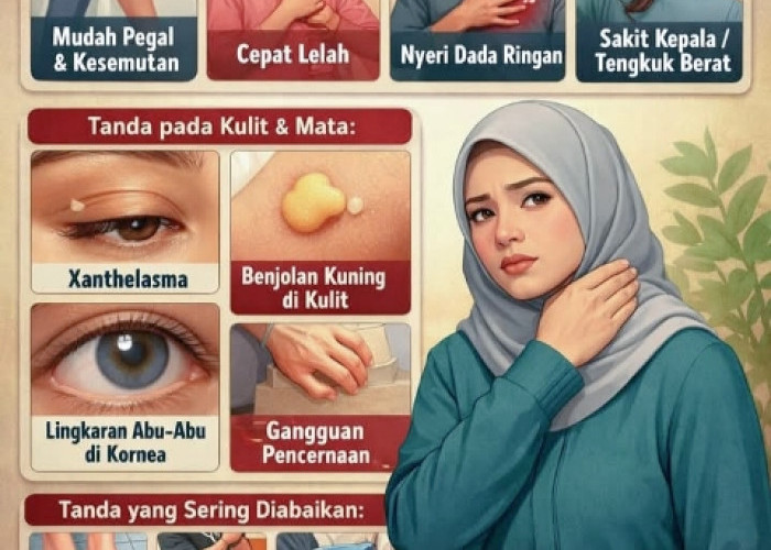 Sering Dianggap Sepele, Yuk Kenali Ciri Kolesterol Tinggi