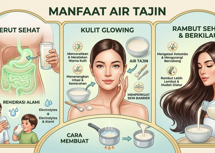 Cerah Glowing Alami, Ini Manfaat Air Tajin untuk Wajah