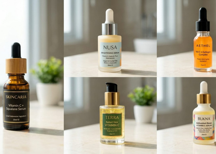 Cerahkan Kulit Kusam, Ini 5 Serum Vitamin C Lokal