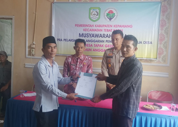 Realisasikan APBDes TA 2026, Pemdes Tapak Gedung Gelar Pra Pelaksanaan 